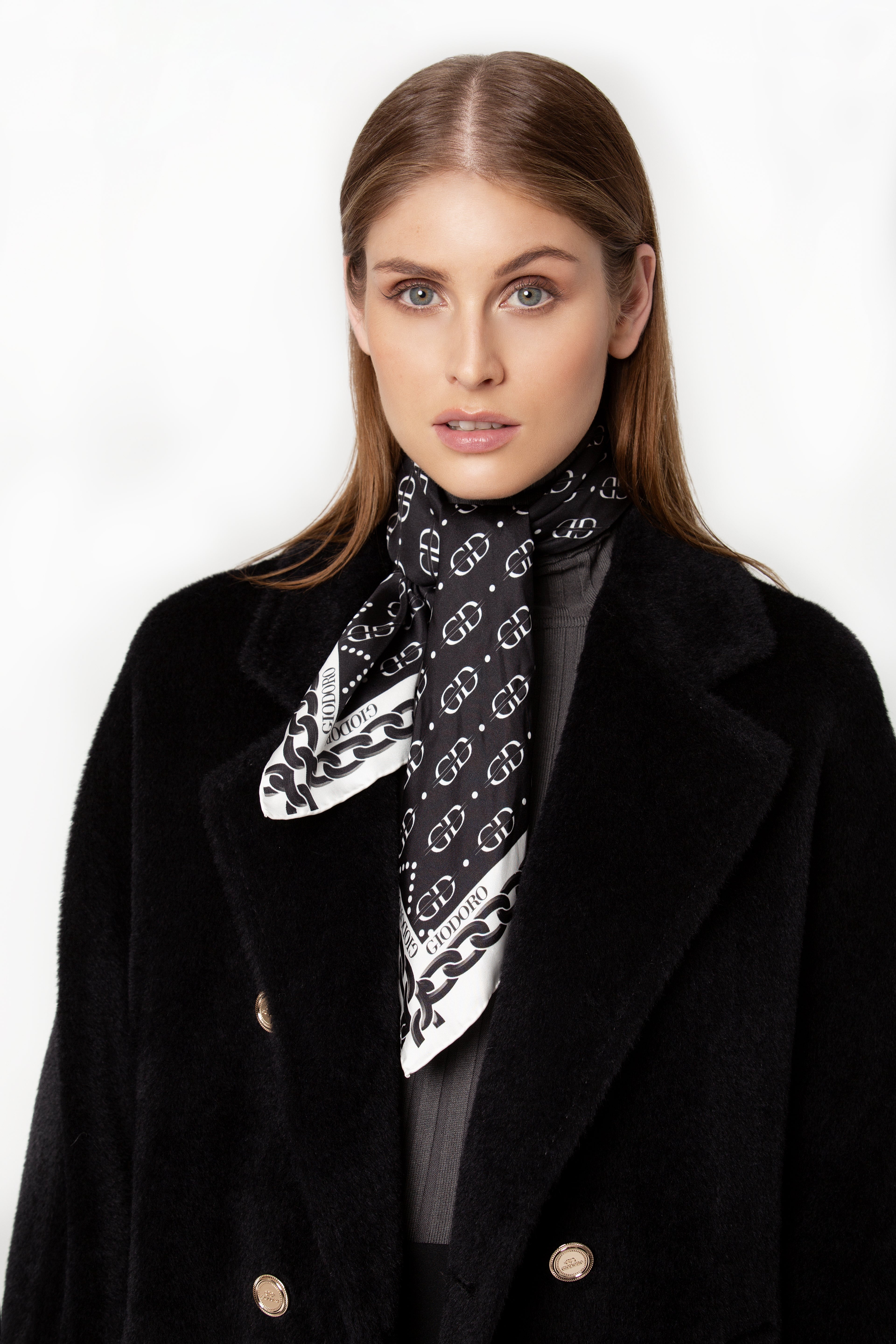 GD Print Silk Scarf 65