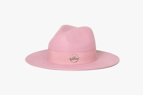Alvossi Rose Felt Fedora Hat