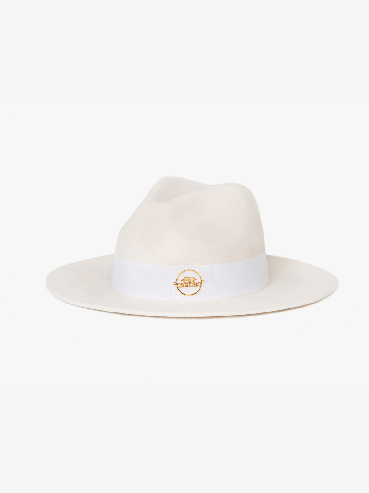 Alvossi Fedora White Wool Hat