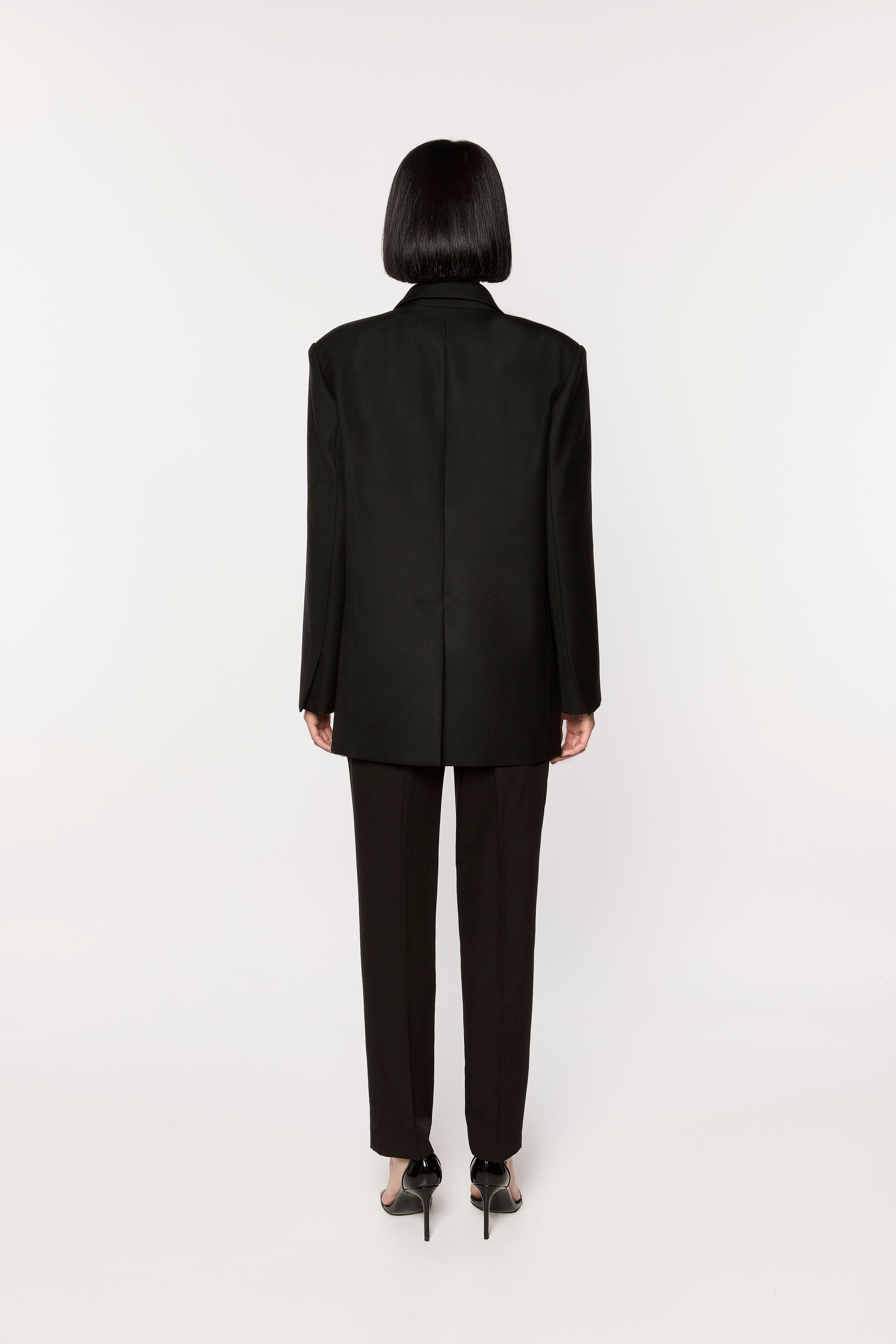 Riganti Black Wool Blazer