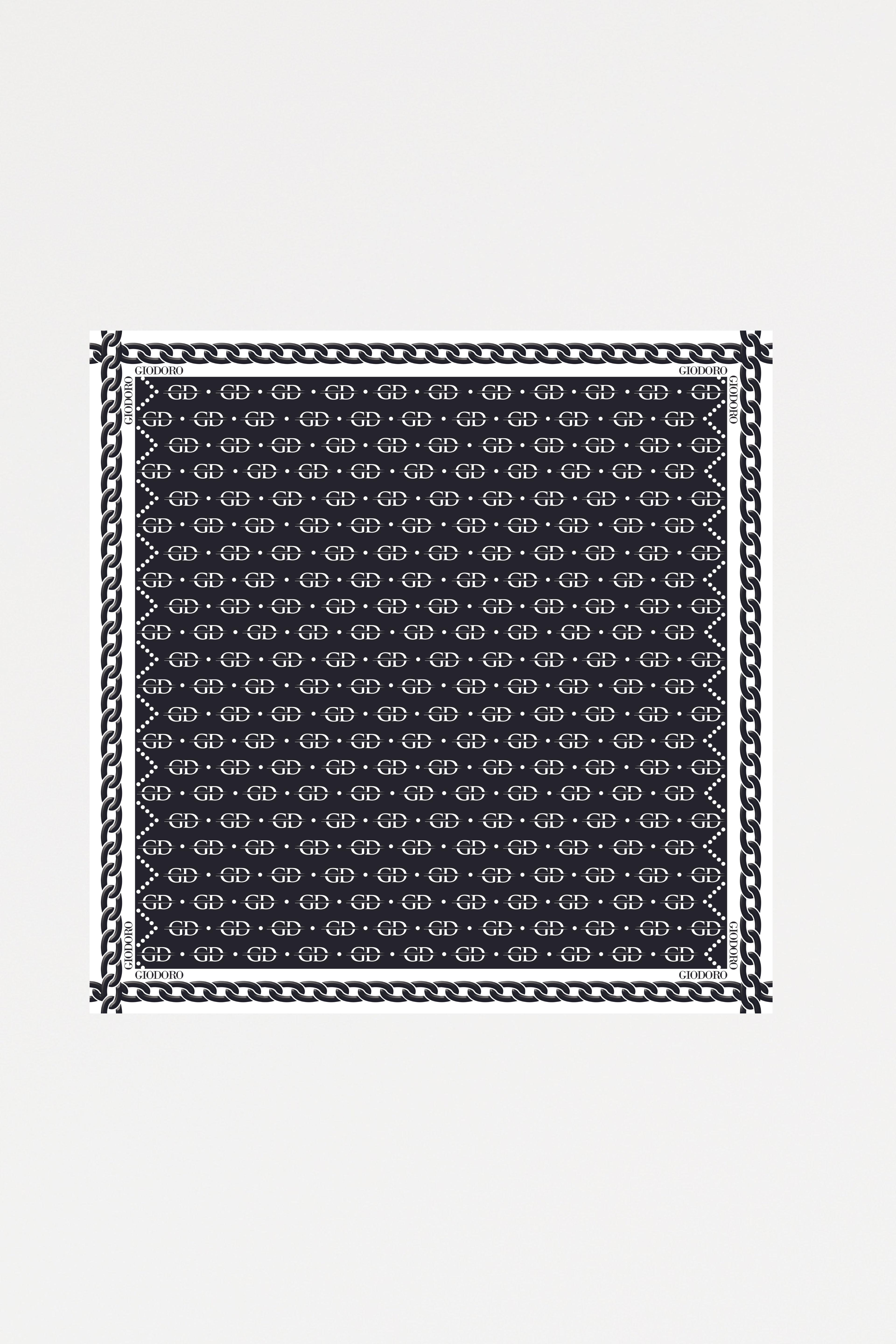 GD Print Silk Scarf 65