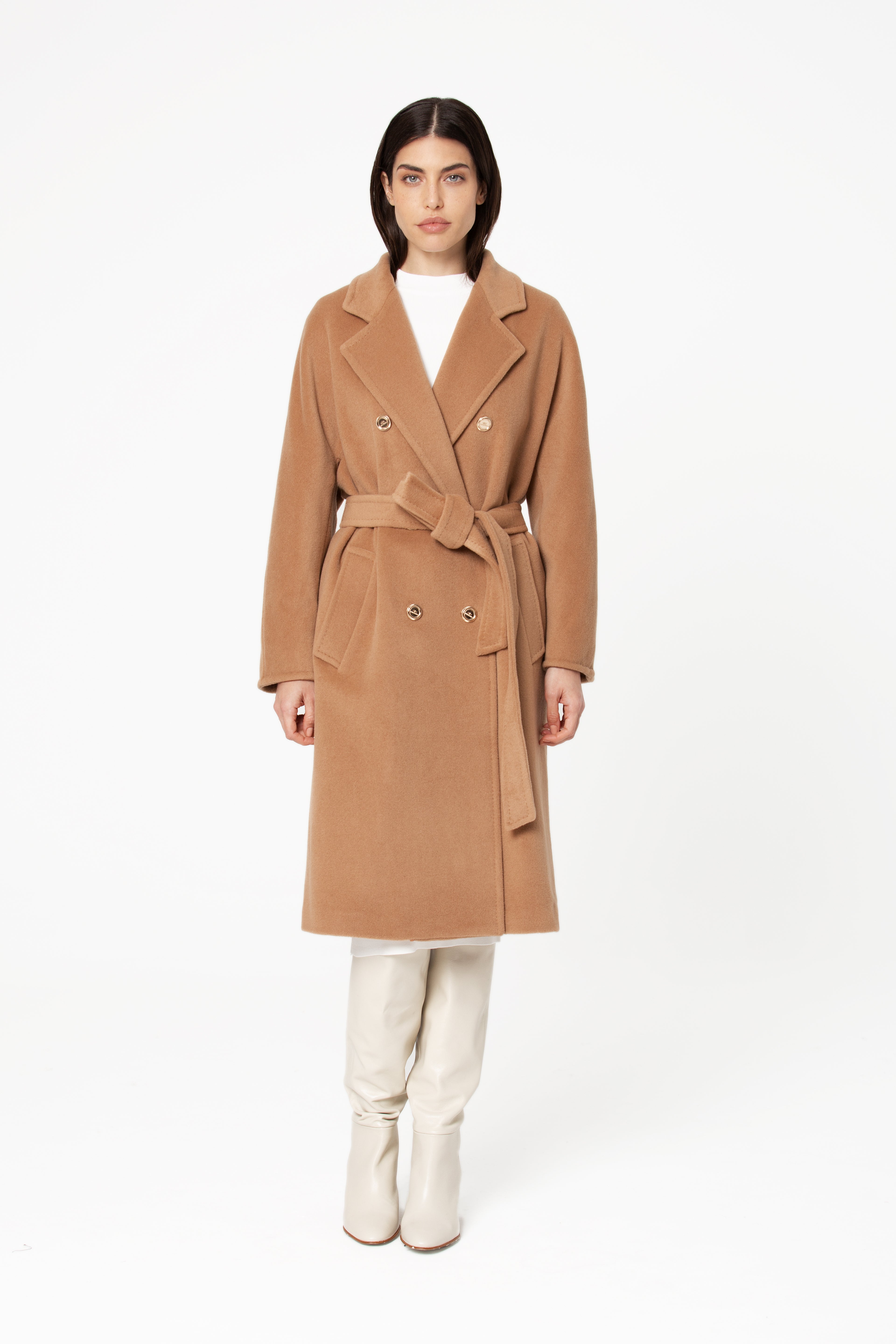 Lavinti Camel Cashmere Coat