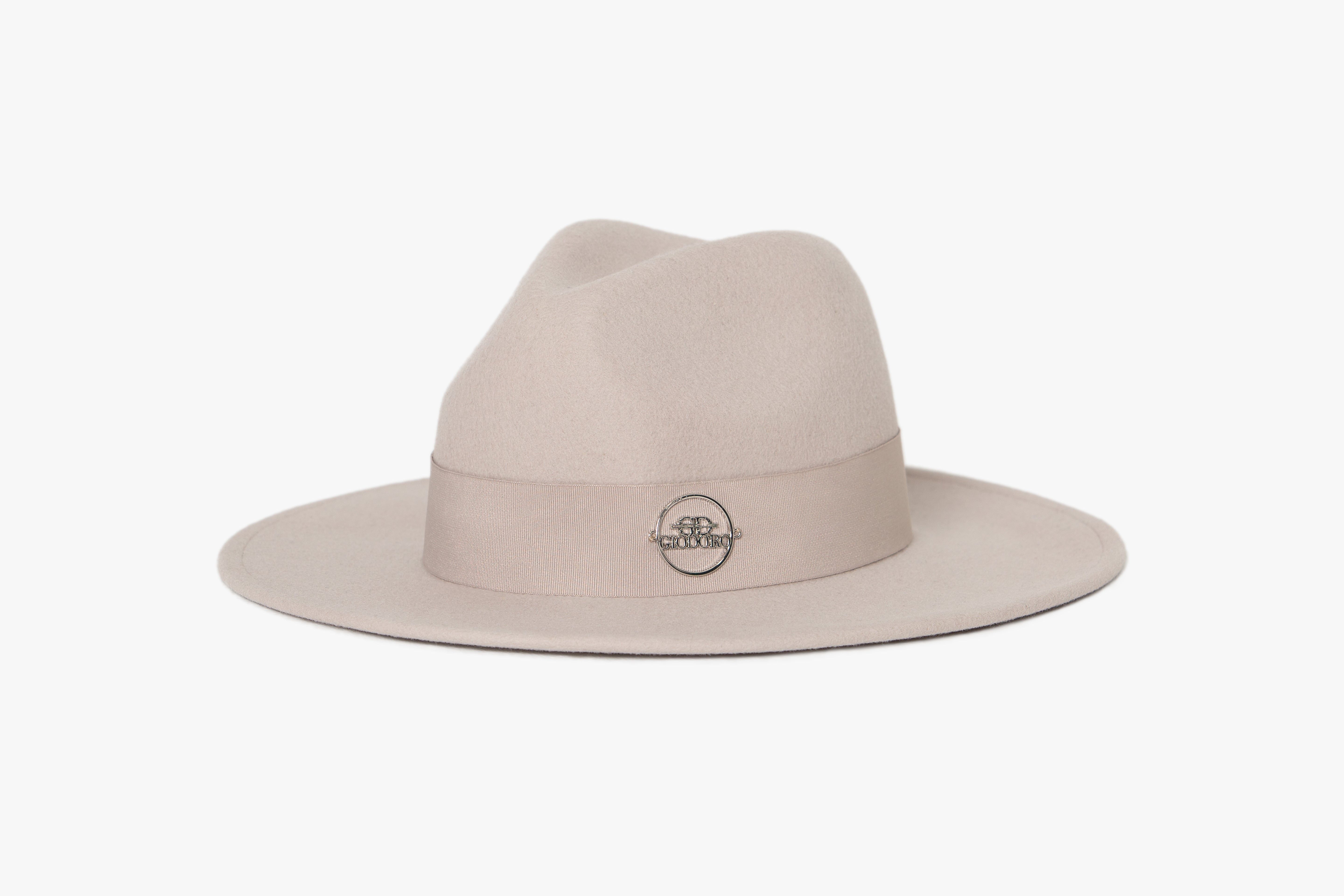 Alvossi Fedora Felt Hat in Grey Color