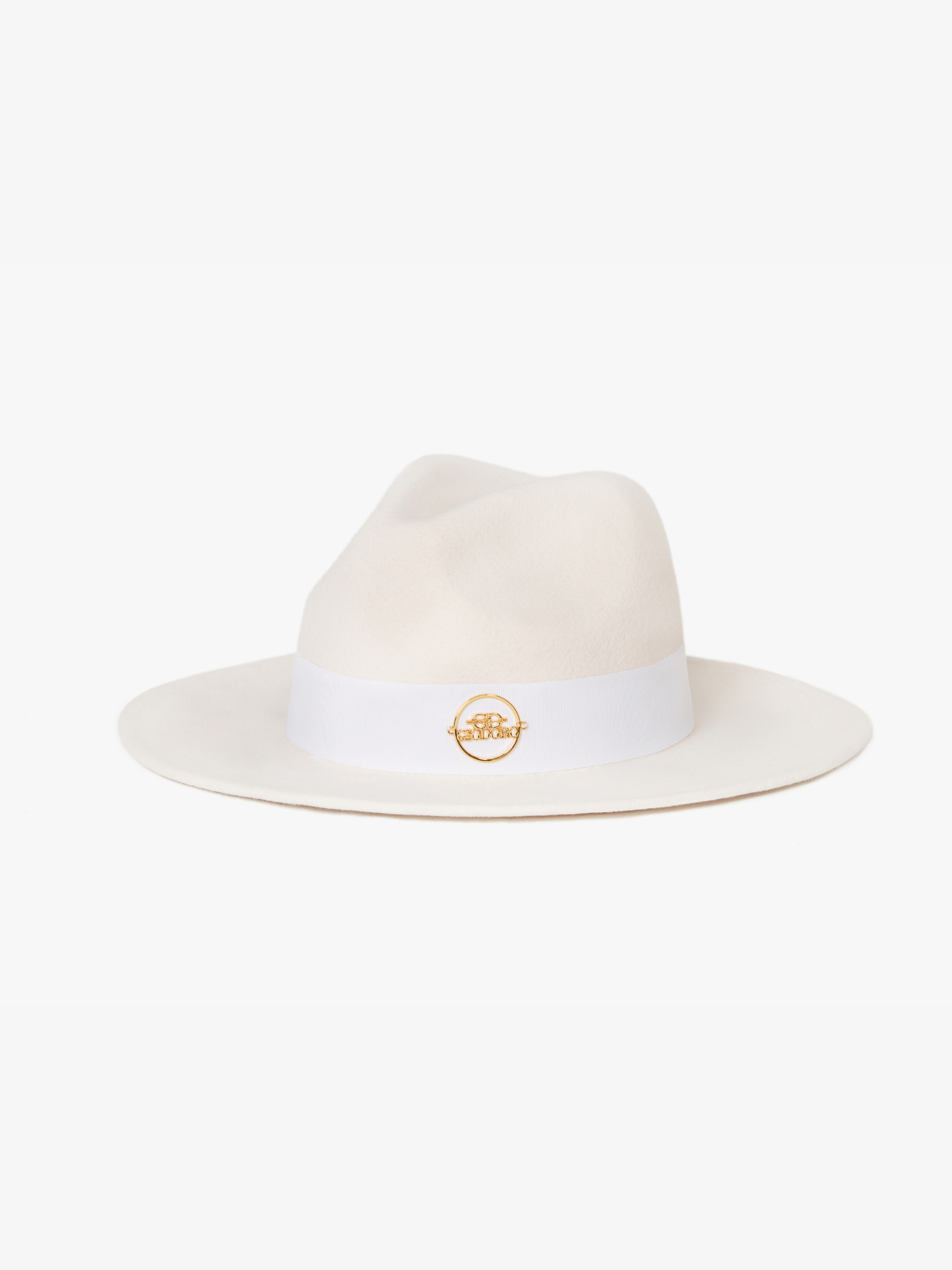 Alvossi Fedora White Wool Hat